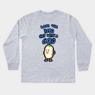 Greek food Kids Long Sleeve T-Shirt